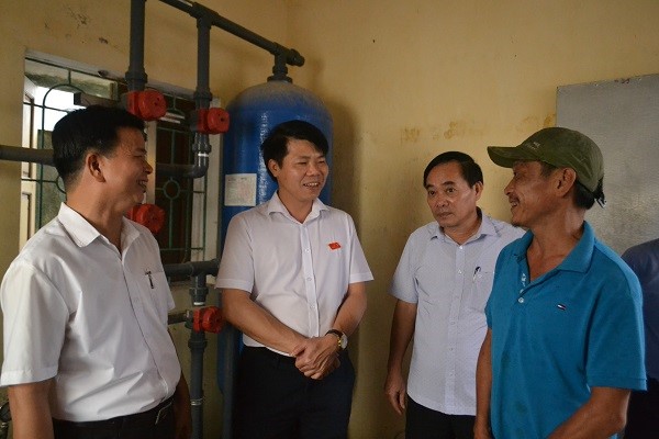 Giám sát tình hình triển khai các dự án nước sạch tại huyện Chương Mỹ